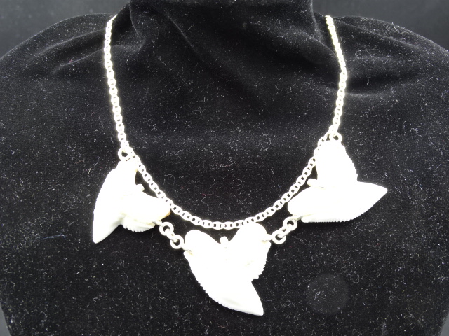 Collier Dent De Requin Cordon En Cuir Collier De Requin Bijoux Tribu
